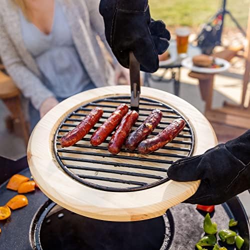 TIKI Fire Pit Griddle for Smokeless Fire Pits Outdoor Cooking Accessory - Image 5