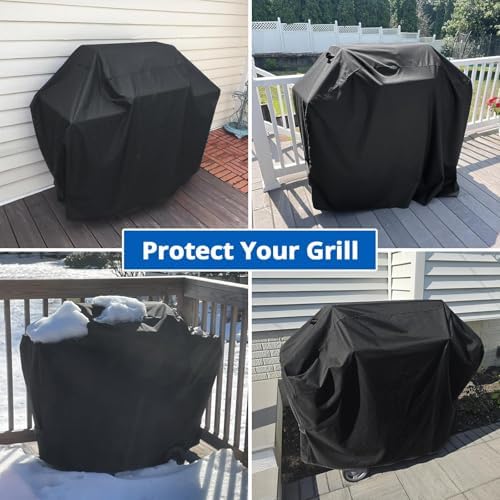 SunPatio Gas Grill Cover 60 Inch, Outdoor Heavy Duty Waterproof BBQ Cover - Image 7