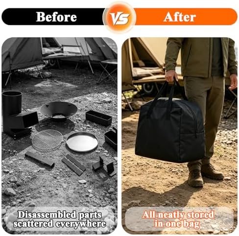 Carrying Storage Bag for Camping Rocket Stove Wood Burning Stove - Image 5