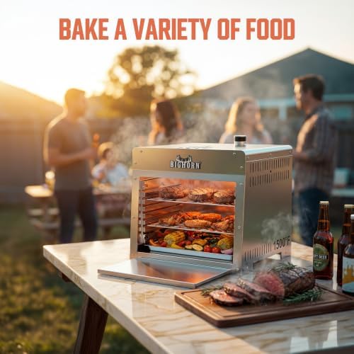 BIG HORN OUTDOORS Infrared Propane Gas Grill 1500°F in 3-5 Mins, 16 inch - Image 5