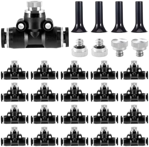 48 Pcs Misting Nozzles Kit,0.012 Orifice (0.3 mm) Mister Nozzles by FOGWOWO