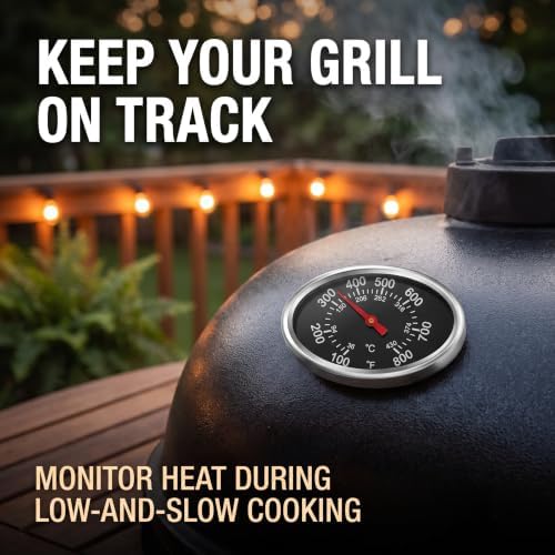 Grill Lid Thermometer Replacement for Nexgrill 720-0697/0737/0830H/0888,BBQ Temperature Gauge and Heat Indicator, Compatible for Grill Master Series,Outdoor Cooking Tools, BBQ Grill Accessories - Image 5