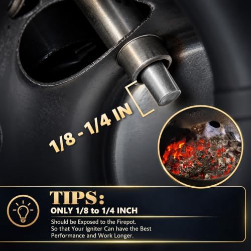 QuliMetal 2PCS D2 Hot Rod Igniter Replacement for Traeger, 80W 20V - Image 7