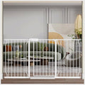 Fairy Baby 57.5-62 Inch Extra Wide Baby Gates Pressure Mounted Auto Close by FairyBaby