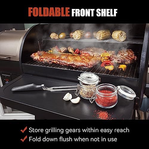 Z GRILLS 450A2 Wood Pellet Grill Smoker, PID V3.0, 459 Sq in, Bronze - Image 3