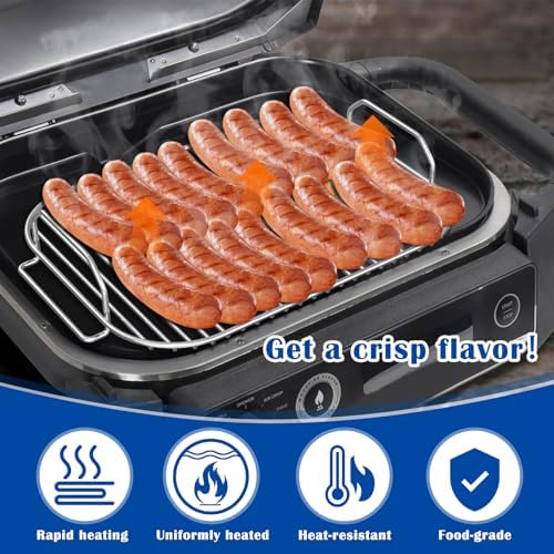 Griddle & Smoke Rack Kit for Ninja Woodfire OG700/321 Grill Accessories - Image 4