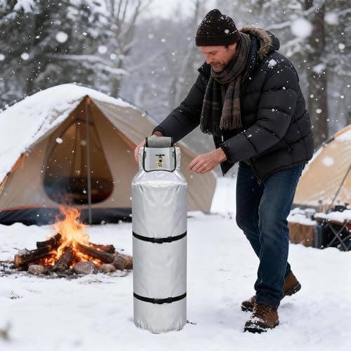 Winter Propane Tank Cover 100lb Gas Can Thermal Protection - Image 2