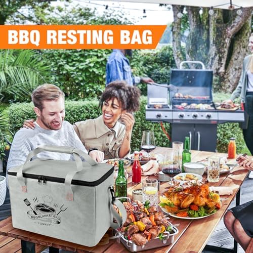 BBQ Blanket for Resting Meat,Reusable BBQ Resting Bag for Meat,Meat Brisket Resting Bag,Meat Blanket for Resting Large Barbecue Resting Blanket for Outdoor Smoker and Grilling - Image 4