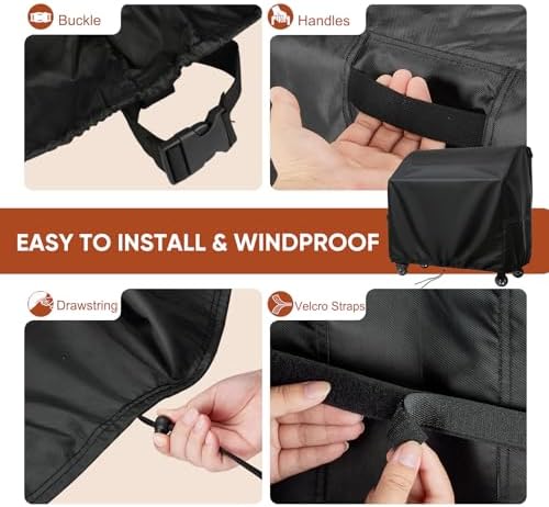 Griddle Cover for Recteq SmokeStone 600 Wood Pellet Grill Cover - Image 3