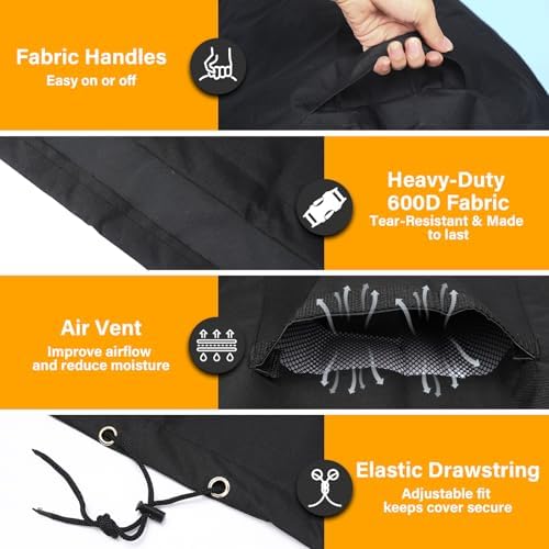 GRISUN Grill Cover for Pit Boss Austin XL, 1150, 1000 Series, 1000D3 - Image 4