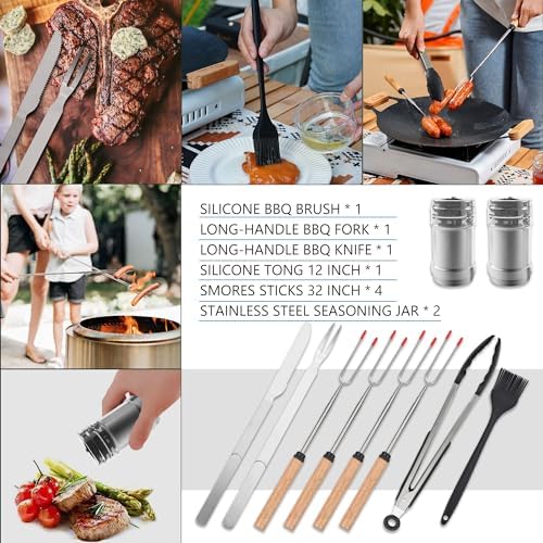 Wesqunie Silicone Cooking Utensils Set, Cookware Set for Outdoor Camping - Image 6