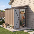 Aoxun 6x4 FT Lean to Outdoor Storage Shed with Sloping Roof by Aoxun