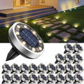 btfarm 24 Pack Solar Lights Outdoor Waterproof, 8 LED Solar Ground Lights by btfarmdecorativelighting