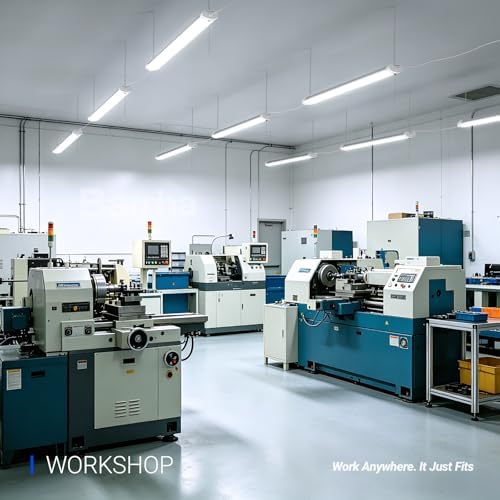 Barrina BS84 LED Shop Lights 4FT for Workshop, 84W 10000LM 6500K, 4 Packs - Image 4