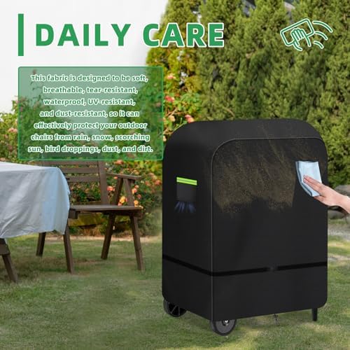 BBQ Grill Cover for PK 300 Grill & Smoker, 600D Barbecue Protective Cover - Image 4