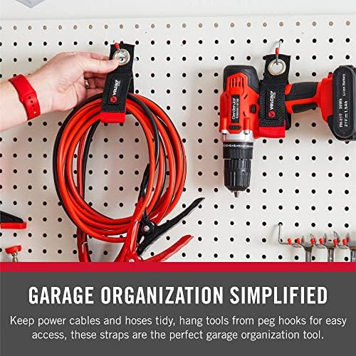 VELCRO Brand Easy Hang Extension Cord Organizer Holder, 14", Holds 75 lbs - Image 3