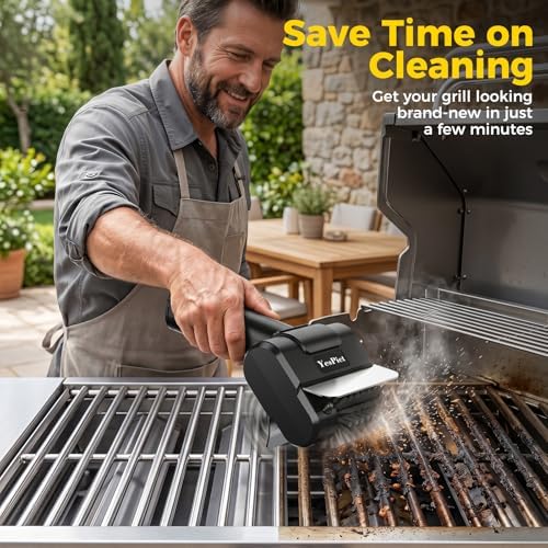 Electric Grill Brush, Cordless Rechargeable Grill Cleaner, BBQ Grill Brush - Image 5