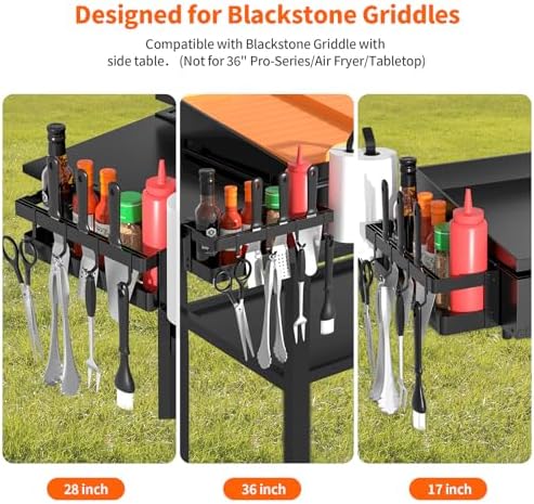 Upgraded Griddle Caddy for Blackstone 17"/28"/36"/Prep Cart - Image 4