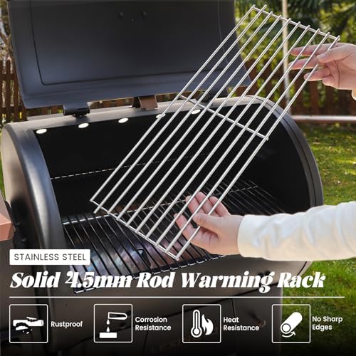 Warming Rack for Pit Boss Lexington Grill Cooking Grates Upper Grid Pitboss 500 540 Series Wood Pellet Smoker Replacement Parts Stainless Steel Grilling BBQ Accessory - Image 6