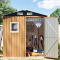 Panovue 6X4FT Garden Storage Shed (NO Wood Panels&Frame Floor) by Panovue
