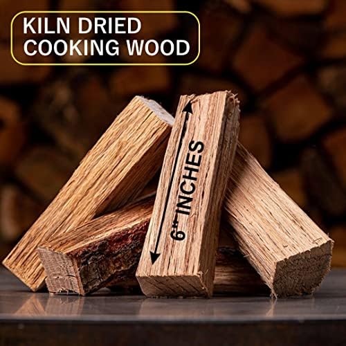 Old Potters Kiln Dried Pizza Oven Cooking Logs, Approx 12 lbs, Wood Logs for Pizza Ovens, Grills and Smokers, Solo Stove Mesa XL, Oak~ 6 Inch Mini Log, Product of USA (790 Cubic Inches) - Image 2
