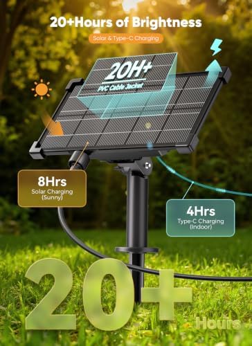 Minetom 202FT Solar String Lights Outdoor Waterproof, S14 Patio Lights - Image 5