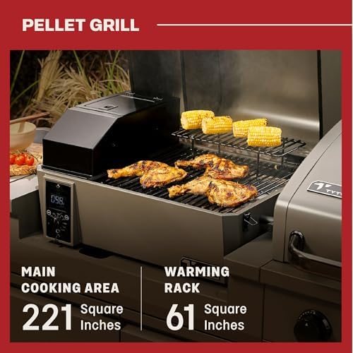 Tytus 3-in-1 Gas Grill 4-Burner, Pellet Smoker, Pizza Oven & Cover, 117" - Image 6