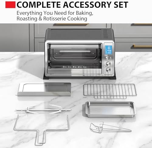 TOSHIBA 10-in-1 Convection Toaster Oven, 6-Slice Countertop Oven, 1500W - Image 7
