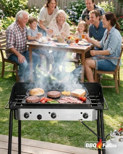 16" x 24" Reversible Cast Iron Griddle for Camp Chef, Smooth & Ribbed Sides - Image 6