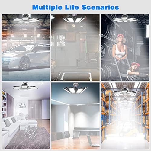 Garage Lights - Ultra Brighter 80,000LM Garage LED 6500K Daylight - Image 6