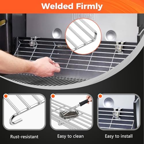QuliMetal Grill Warming Rack for Weber GS4 Genesis II 400 Series Grills - Image 5