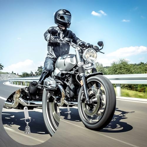 Motorcycle Bell Guardian Angel Gremlin Lucky Charm Gift For Riders - Image 3