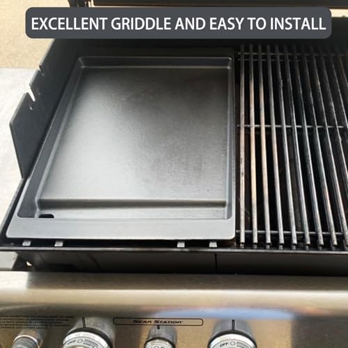 7599 Genesis II Grill Griddle Replacement Parts for Weber Genesis ii E-310 E-315 S-335 S-345 SE-310 S-335 LX S-340 LX E-340 E-610 Grill Parts Genesis 2 300 600 Series Cast Iron Flat Top Griddle Plate - Image 5