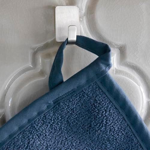 RITZ Terry Potholder & Hot Pad: Unparalleled Heat Resistant, Durable 100% Cotton – Ergonomically Designed for Optimal Grip – Easy-Care Machine Washable – 2-Pack, Midnight - Image 3