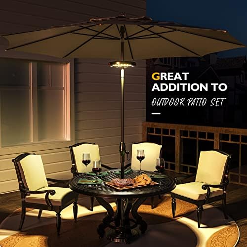 Eletorot 2packs Patio Umbrella Lights-Rechargeable Outdoor Lights for Patio - Image 5