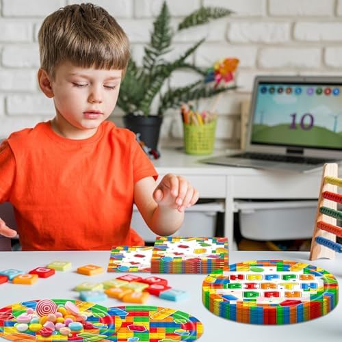 40pcs Building Block Party Supplies,Colorful Building Block Party Decoration Supplies,Used for Building Block Party Decoration,Include 20pcs 7inch dinner plates, 20 Napkin (red) - Image 5