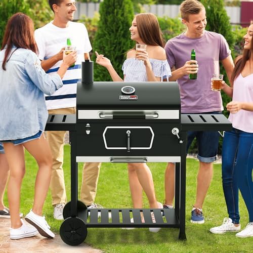 Royal Gourmet CD2030AC Deluxe 30-Inch Charcoal Grill with Cover - Image 3