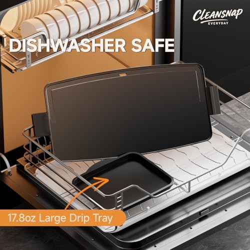 Cleansnap Everyday Electric Griddle,The Ultimate Gift for Family Feasts - 20” Nonstick Grill with Foldable Anti-Mess Shield, Rapid 1700W Heat & PPG Ceramic Coating, Dishwasher Safe, Saga Blue - Image 3