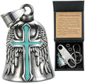 Motorcycle Bell Guardian Angel Gremlin Lucky Charm Gift For Riders by CTZSRGuardianAngelGoodLuckBells