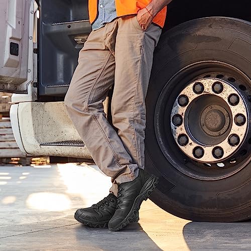 NORTIV 8 Men's Ankle High Waterproof Hiking Boots - Image 2