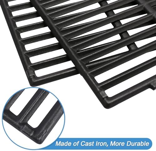 Grill Grates for Weber Genesis II - GS4 Cooking Grate Replacements for Weber 66089 66097, Cast Iron, 18.75" - Image 3