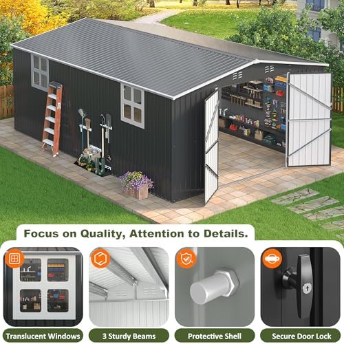 AirWire 12x18 FT Outdoor Storage Shed - Image 5
