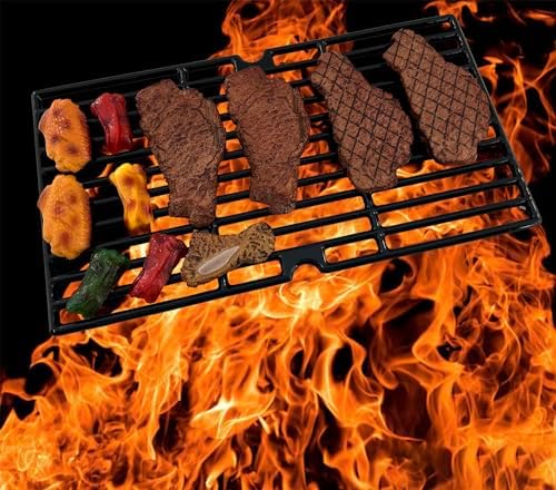 Parts DC121 16 7/8" Polished Porcelain Coated Cast Iron Grill Grates Replacement for Charbroil 463432215, 463436213, 463436214, 463436215, 463441312, 463441514, Thermos 461442114 Grills - Image 4