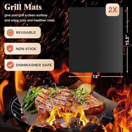 Romanticist 26pcs Stainless Steel BBQ Tools & Grill Accessories Set, Silver - Image 5