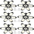 Led Garage Lights Bulb 6 Pack 200W Super Bright Ceiling Led Shop Lights, E26/E27 Base, 6500K, 20000LM Deformable Led Garage Light for Basement, Attic and Workshop Commercial Bay Lighting by LUCORUSC