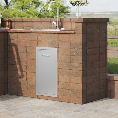 VEVOR Outdoor Kitchen Drawers 13.4"W x 25.7"H x 19.6"D Stainless Steel - Image 2