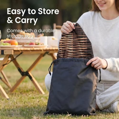 Picnic Table Cover With Bench Covers Tablecloth-Picnic Basket Burger - Image 3
