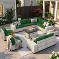 Outdoor Patio Furniture Set PE Wicker Rattan Outdoor Sectional Sofa by MuphyersPatioFurniture