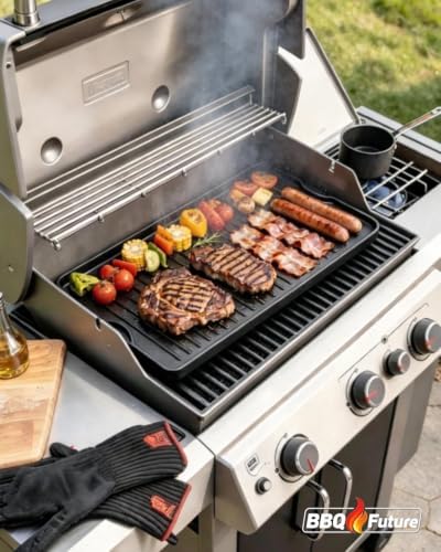 16" x 24" Reversible Cast Iron Griddle for Camp Chef, Smooth & Ribbed Sides - Image 7