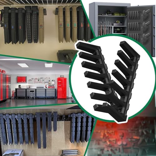 Aoanoko PMAG Rack Wall Mount,Mag Holder|AR Magazine Hodler|Wall Mount Display Mag Storage,Home Magazine Storage Rack,Mag Rack for Gun Safe,Locker,Cabinet,Wall - Image 4